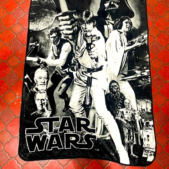 Rare Star Wars A New Hope Blanket - Picture 1 of 5